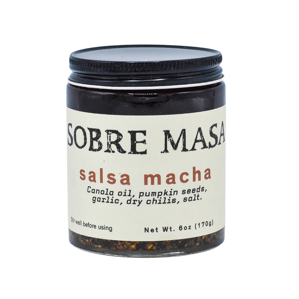 Jar of Salsa Macha by Sobre Masa