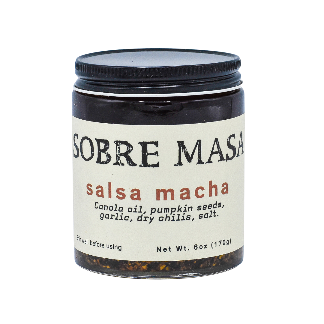 Jar of Salsa Macha by Sobre Masa